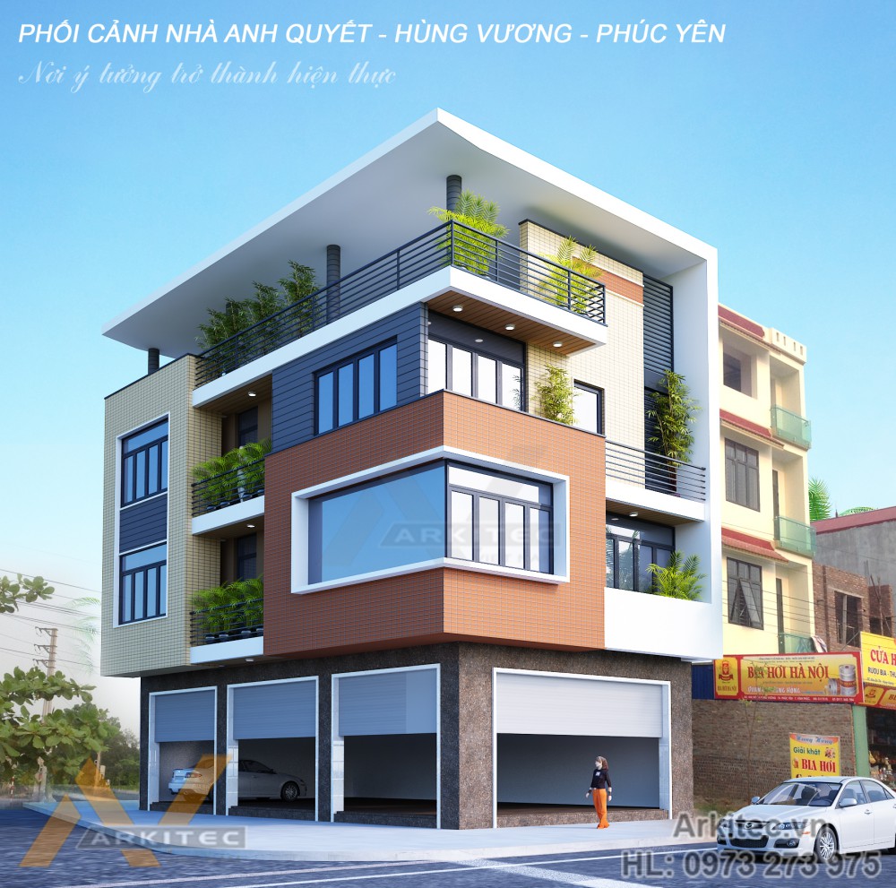 Giám sát thiết kế – thi công Mr. Quyết – Vĩnh Phúc